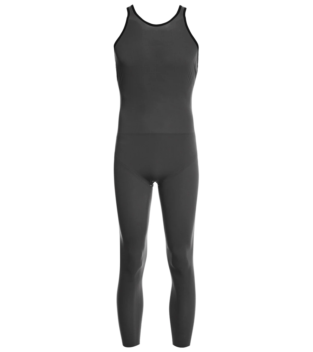 Men's one-piece swim trunks black color front.jpg product-766-1076