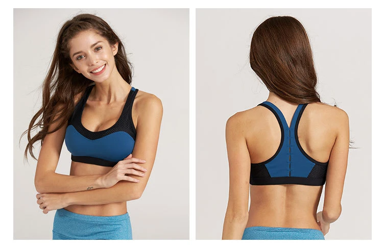 t shirt style pure cotton sport bra fitness