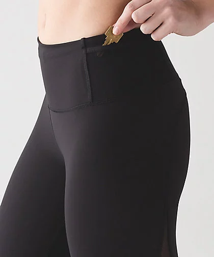 OEM High Waist Splicing Solid Color Women Nylon Leggings Yoga Pants with Mesh Pocket