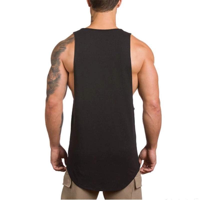 Mens Tank Top gym Bodybuilding Vest Clothes sleeveless shirts male