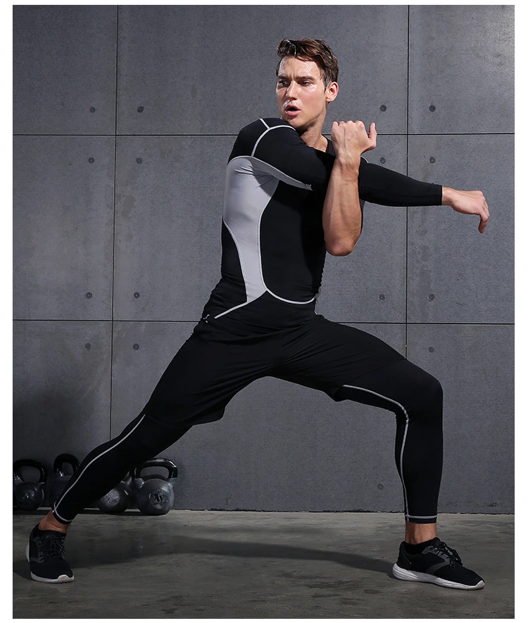 Quick Dry Athletic Clothing Sports Running t-shirt Gym Wear Men Workout T Shirt