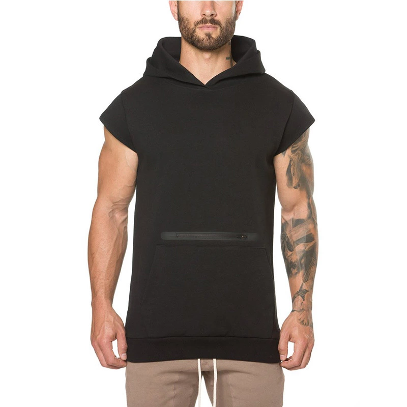 2018 New Arrival Custom Fitness Hoodie Men Hooded Sweatshirt