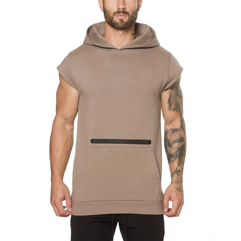 2018 New Arrival Custom Fitness Hoodie Men Hooded Sweatshirt