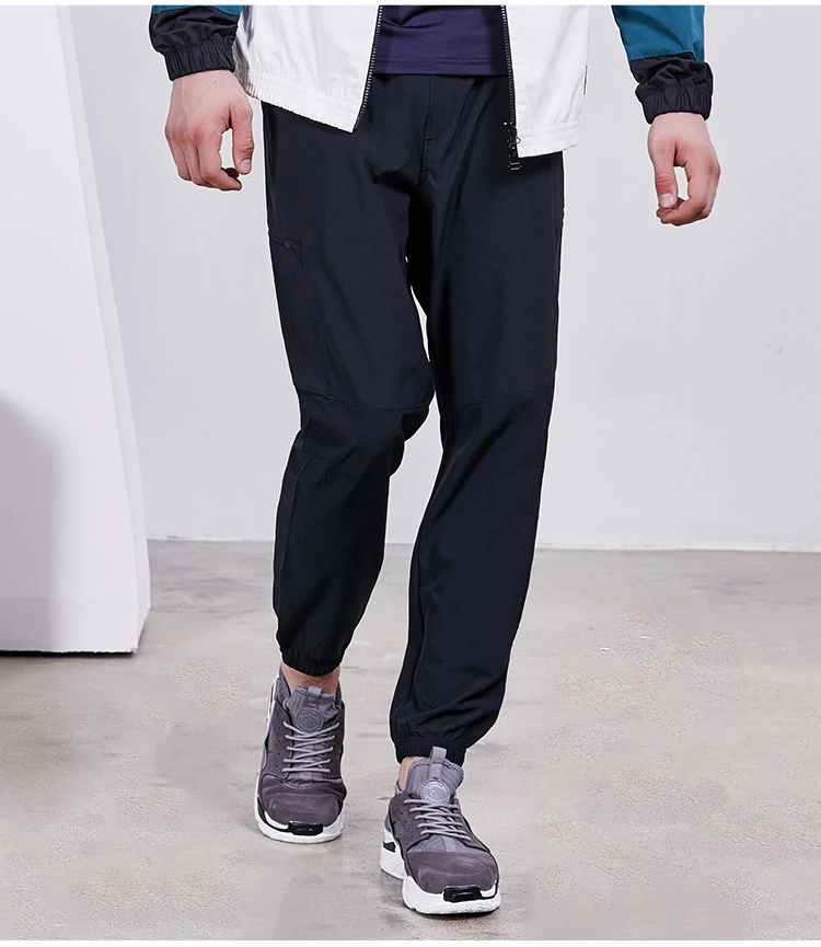 Low moq new design breathable men gym joggers fitness running pants