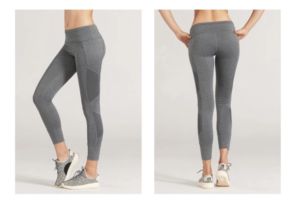 product-594.0-415.0 OEM Custom Sports Mesh Yoga Pants for Women Leggings Fitness
