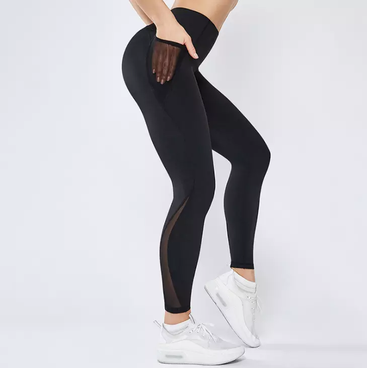 Yoga Leggings Ladies Stretchy Gradient Printed Sports Walking Jogging Workout Gym Yoga Leggings