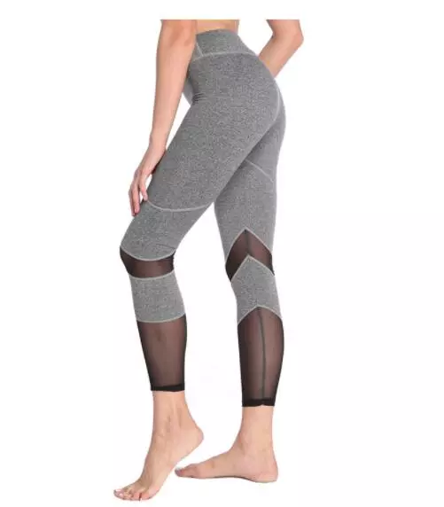 Women's Mesh Workout pants sexy yoga compression legging clothing