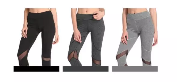 Women's Mesh Workout pants sexy yoga compression legging clothing