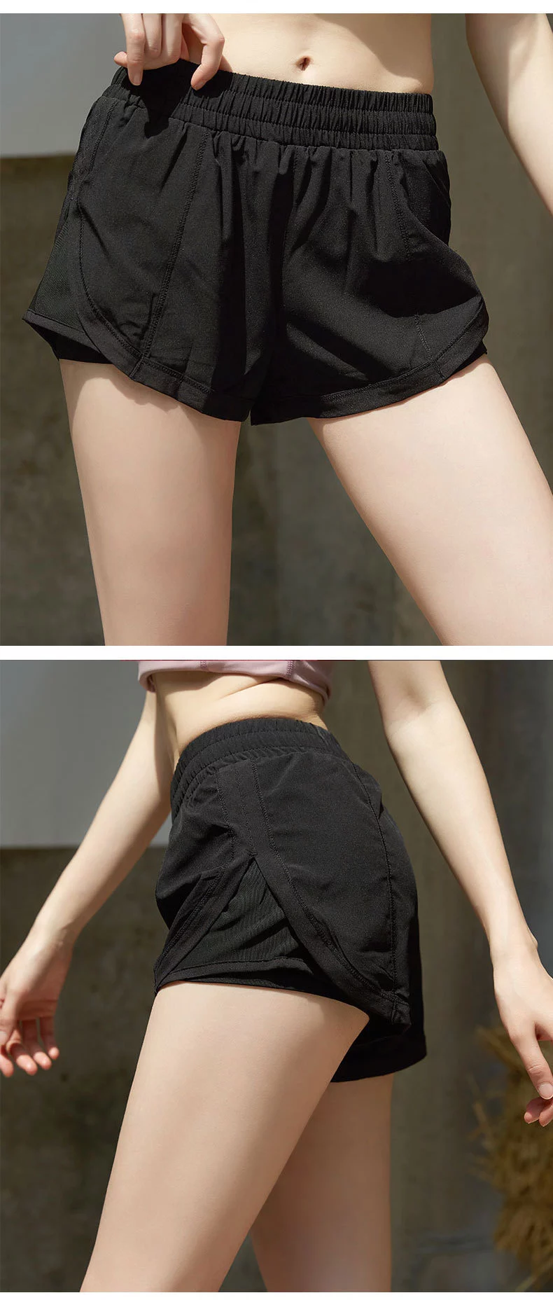 product-750-1771.5189873417721 lady sports pants custom breathable yoga pants sport shorts for women