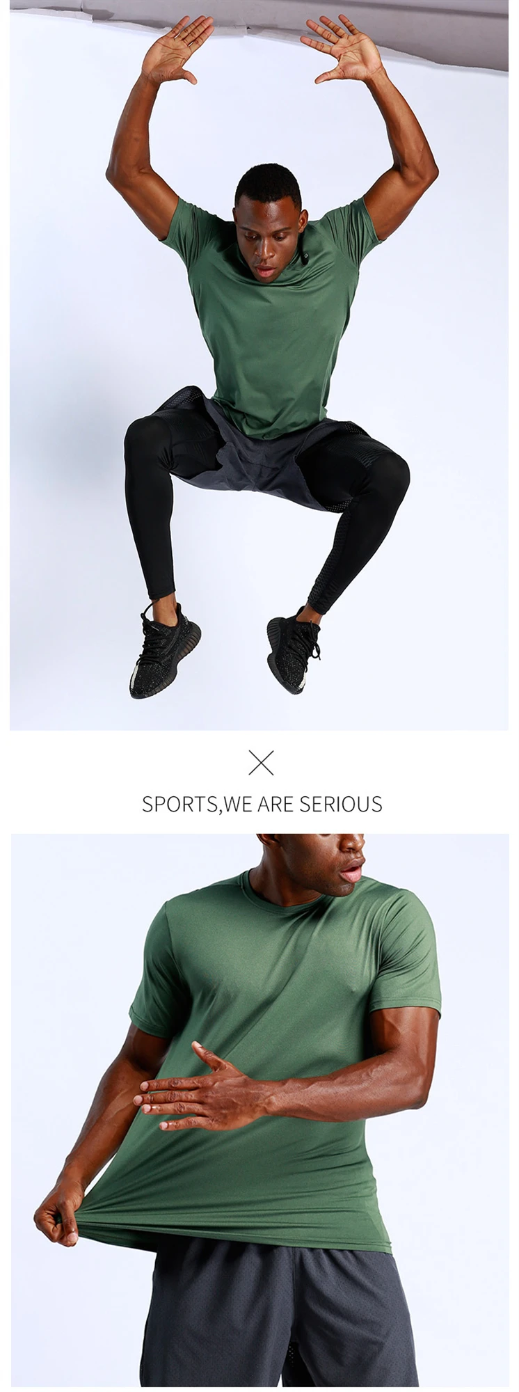 custom man sports wear men Yoga wear fitness clothing gym shirts mens compression shirt