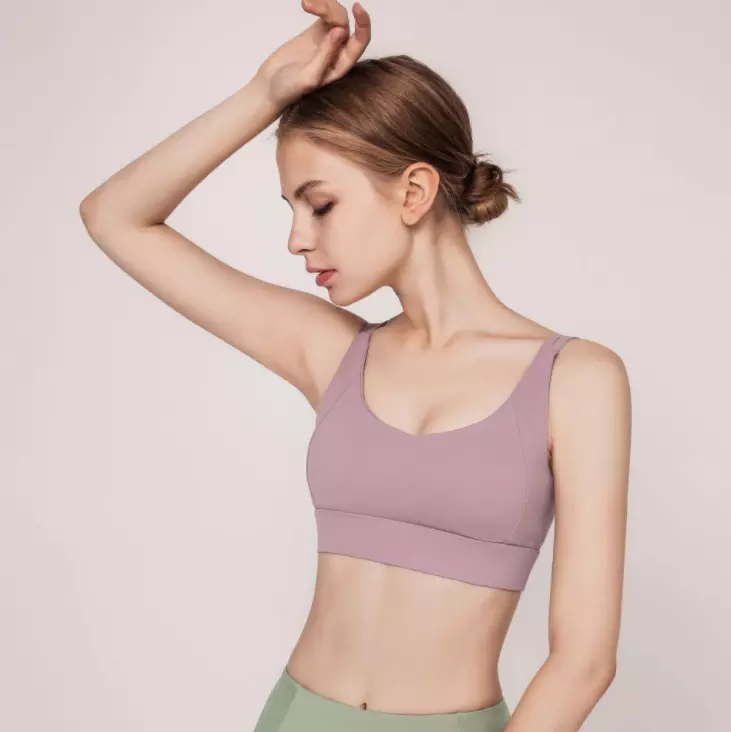 New Women Activewear Stretch High Waist Cationic Yoga Bra and Legging Set Mesh Design