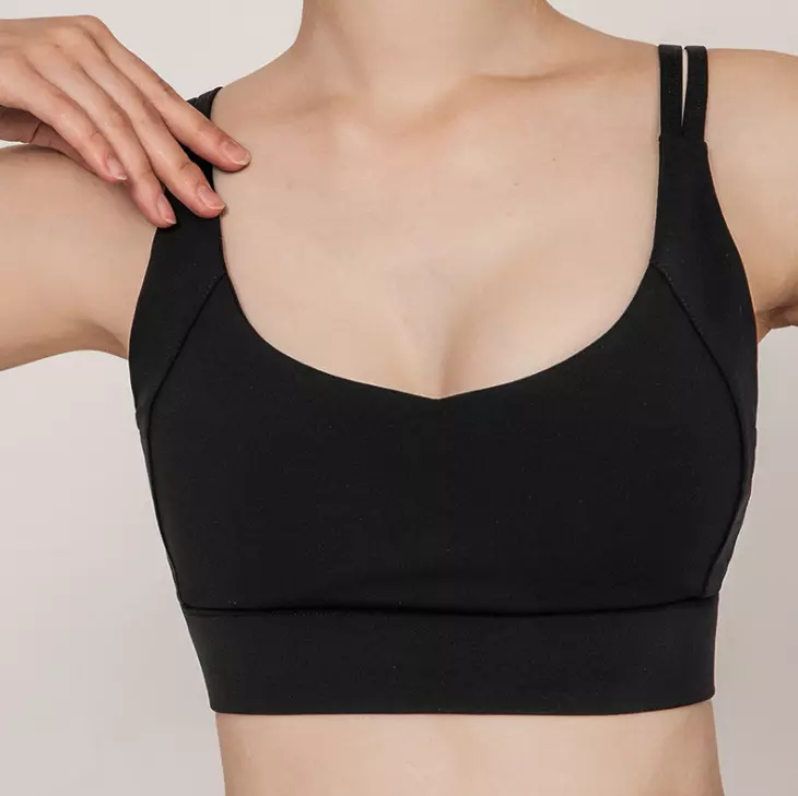 New Women Activewear Stretch High Waist Cationic Yoga Bra and Legging Set Mesh Design