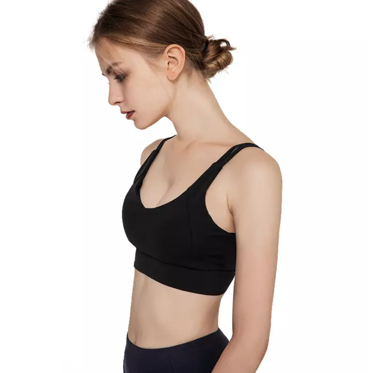 New Women Activewear Stretch High Waist Cationic Yoga Bra and Legging Set Mesh Design