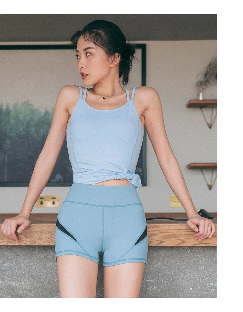 2019 new yoga shorts ladies peach buttocks sports shorts running pants yoga clothing wholesale