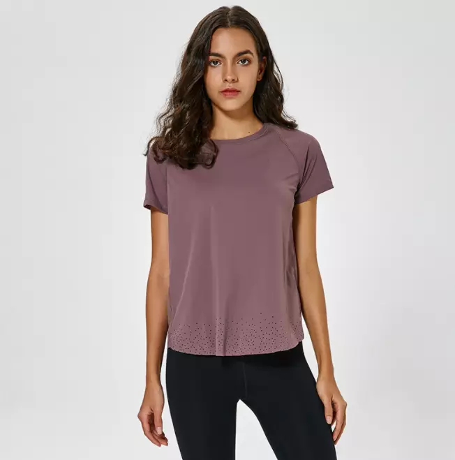 product-646-652 Popular Fitness Gym t shirts gym, Sportswear Women Workout woman gym shirt