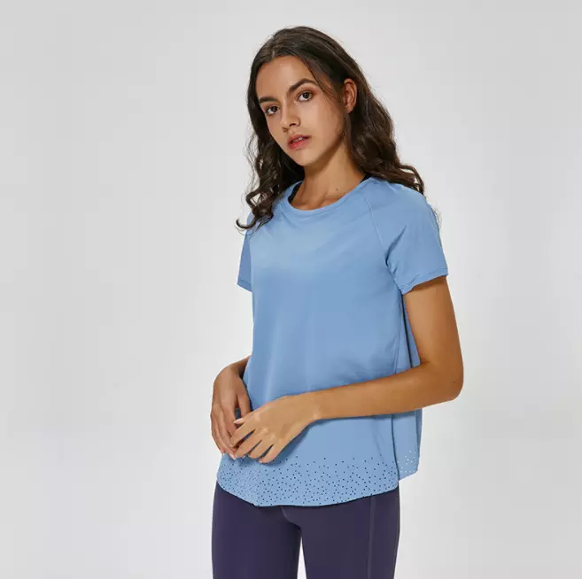 product-645-643 Popular Fitness Gym t shirts gym, Sportswear Women Workout woman gym shirt