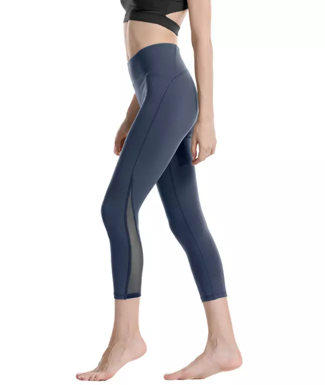 Ladies Stretchy Gradient camel toe leggings, New Women's High Elasticity girls leggings
