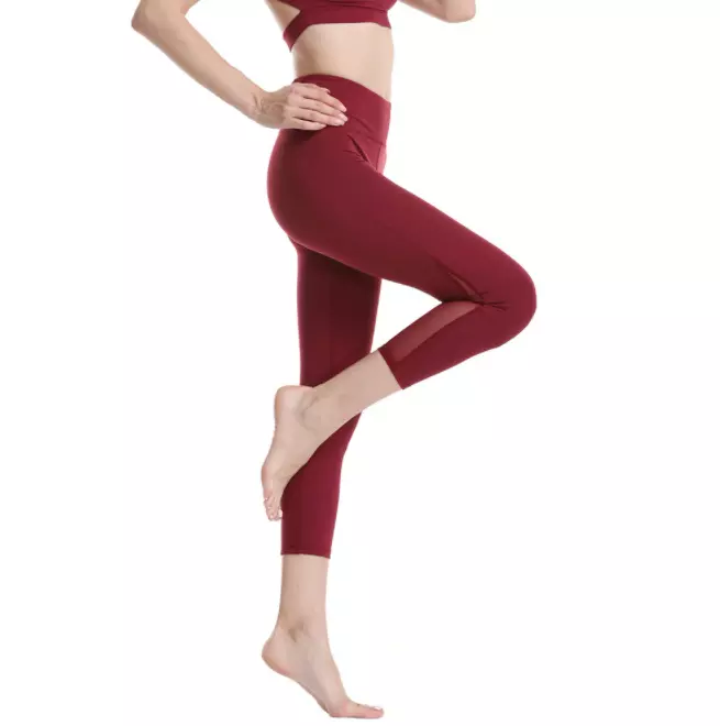 Ladies Stretchy Gradient camel toe leggings, New Women's High Elasticity girls leggings