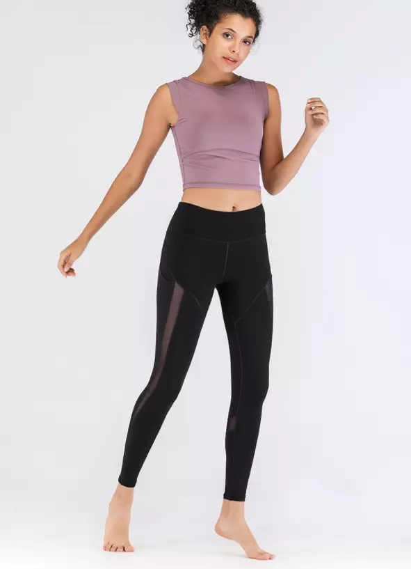 Ladies Stretchy Gradient leggings sport, New Women's High Elasticity cotton leggings