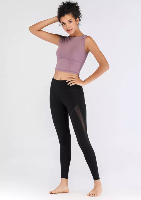 Ladies Stretchy Gradient leggings sport, New Women's High Elasticity cotton leggings
