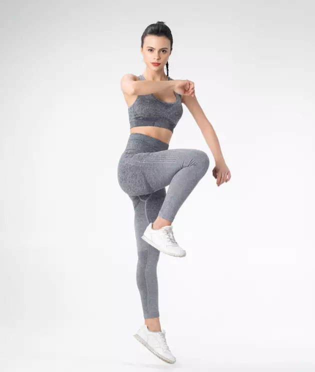 Ladies Stretchy seamless gym leggings, New Women's High Elasticity winter leggings women