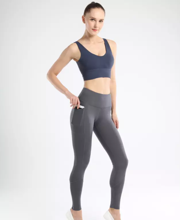 2020 Wholesale high waist yoga leggings with pocket, New Women's workout legging femme