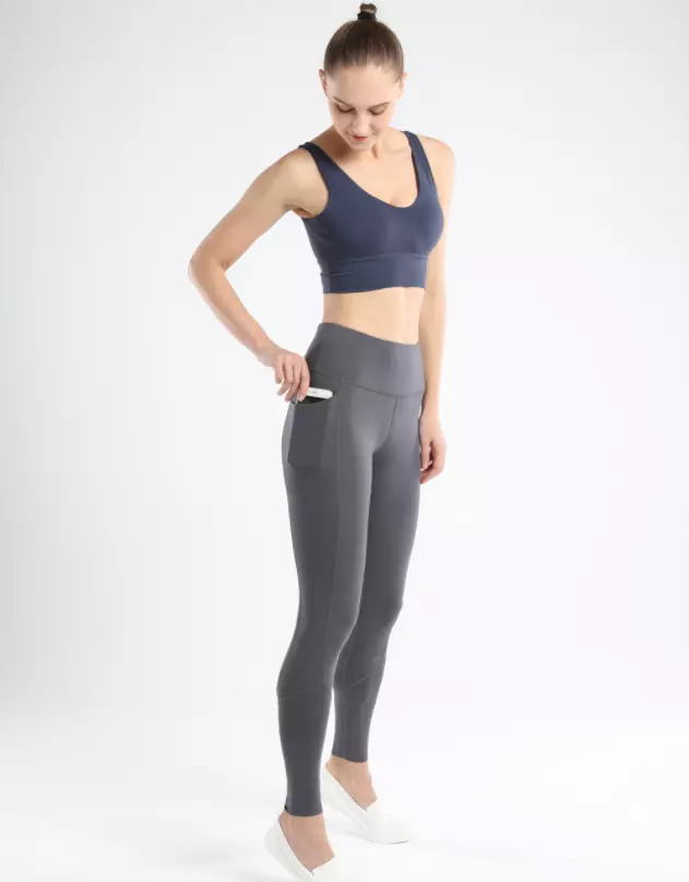 2020 Wholesale high waist yoga leggings with pocket, New Women's workout legging femme