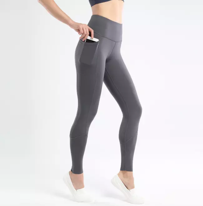 2020 Wholesale high waist yoga leggings with pocket, New Women's workout legging femme