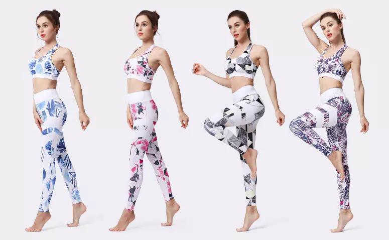 OEM Customized 2019 Printed Tropical Floral Paisley feather Leggings 3D Print leggings for women