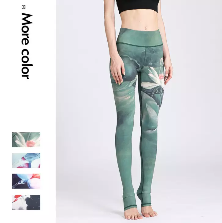 OEM Customized 2020 new seamless leggings and bra set 3D Print yoga pants leggings