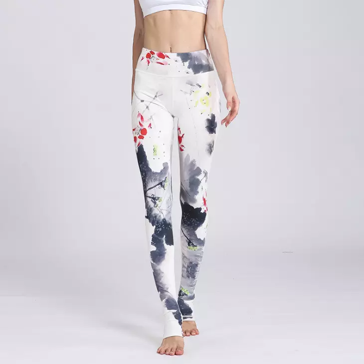OEM Customized 2020 new seamless leggings and bra set 3D Print yoga pants leggings