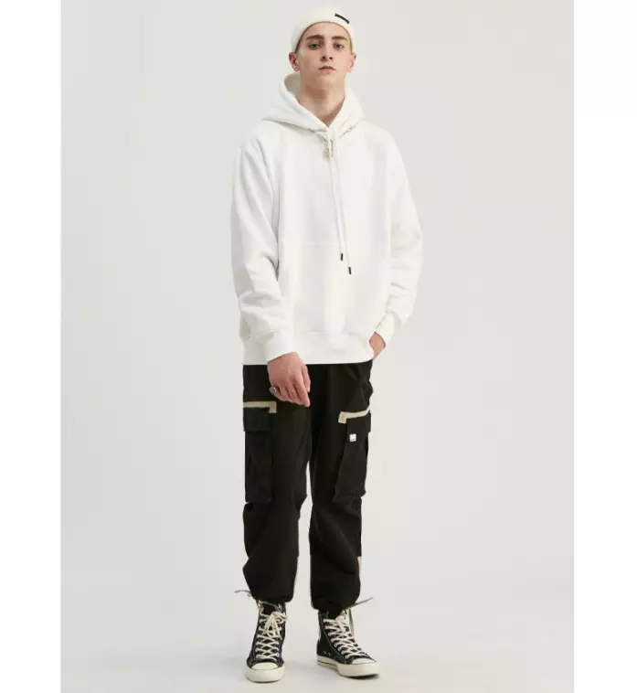 2019 Wholesale Basic Print cotton hoodies, Men's Customized Color reflective hoodie