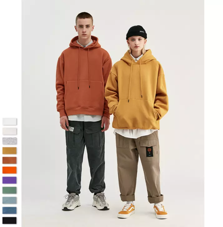 2019 Wholesale Basic Print cotton hoodies, Men's Customized Color reflective hoodie
