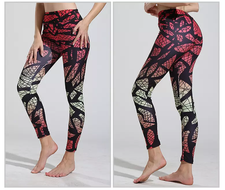 Wholesale Custom Girls Printed buttery soft leggings, Women fitness workout womens training leggings