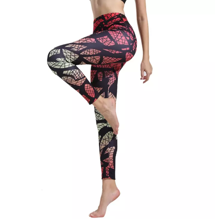 Wholesale Custom Girls Printed buttery soft leggings, Women fitness workout womens training leggings