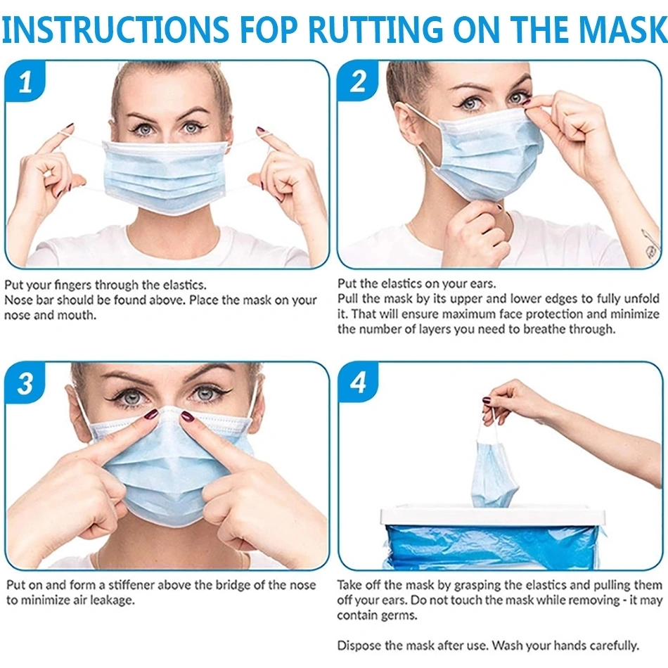 Masks Unisex Prevent Anti Virus Bacteria Safety Mask Medical Mask