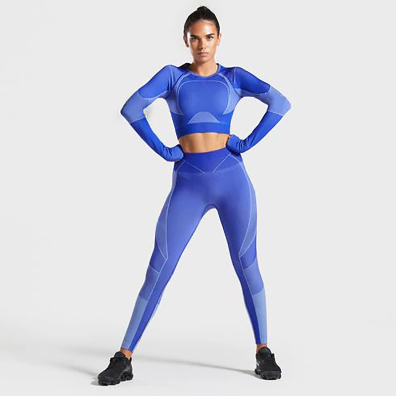 sports wear set new design women hot sale seamless set for gym leggings women
