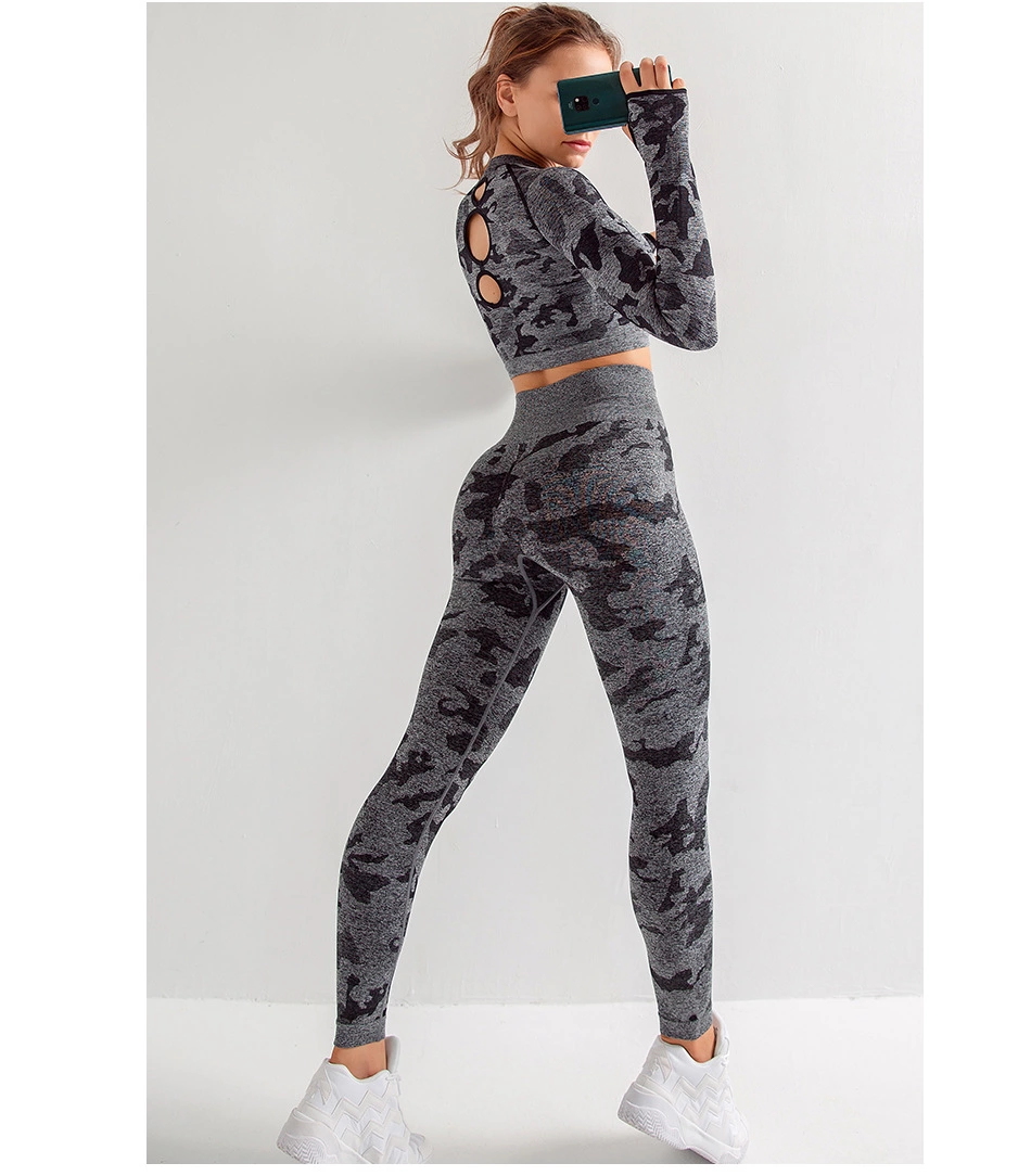 Custom wholesale Yoga Pants Sports Leggings Women Gym Set Clothes Workout Fitness Sportswear