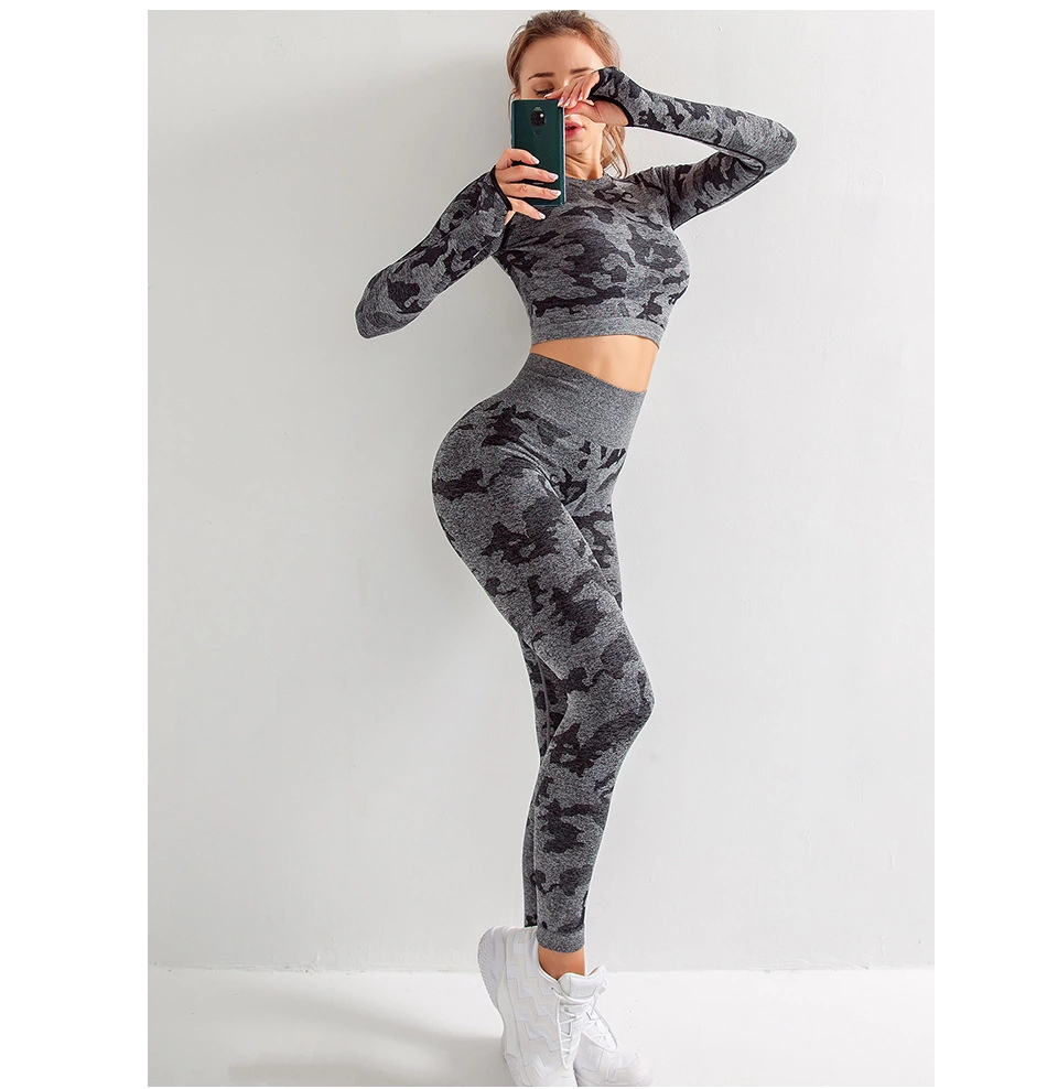 Custom wholesale Yoga Pants Sports Leggings Women Gym Set Clothes Workout Fitness Sportswear