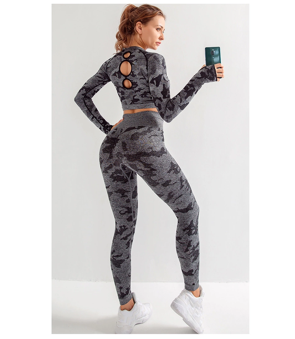 Custom wholesale Yoga Pants Sports Leggings Women Gym Set Clothes Workout Fitness Sportswear