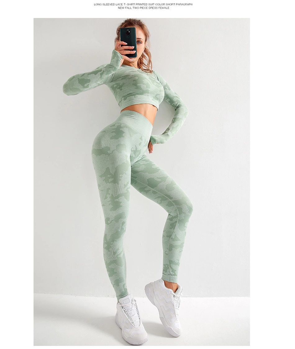 Custom wholesale Yoga Pants Sports Leggings Women Gym Set Clothes Workout Fitness Sportswear