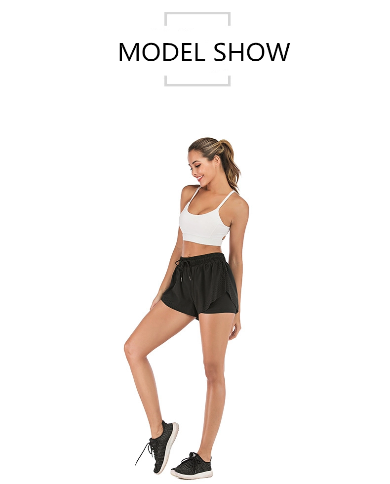 Yoga Shorts Summer Quick Dry Running Fitness Shorts Elastic Waist Trousers For Women