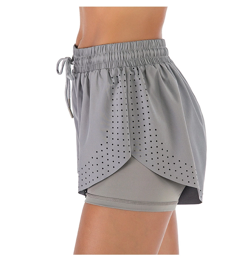 Yoga Shorts Summer Quick Dry Running Fitness Shorts Elastic Waist Trousers For Women