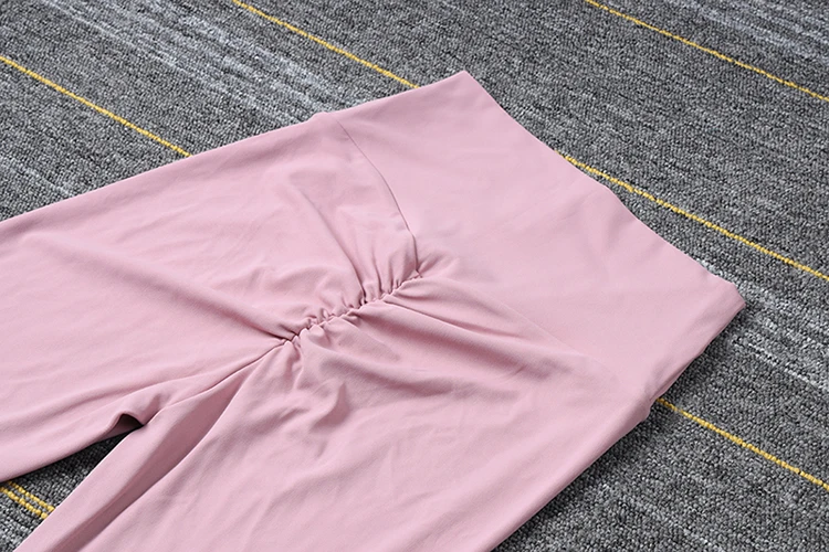 80% Nylon 20% Spandex Women Nude Feeling Stretch Leggings ,Workout Fitness Gym Wear athletic Hip Lifting High Waist Yoga Pants
