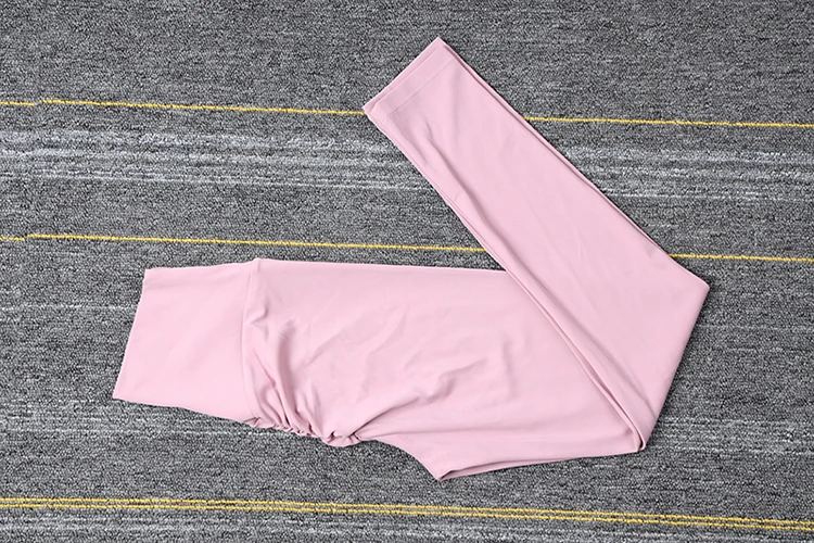 80% Nylon 20% Spandex Women Nude Feeling Stretch Leggings ,Workout Fitness Gym Wear athletic Hip Lifting High Waist Yoga Pants