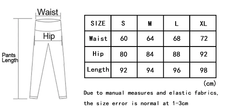 yoga pants size