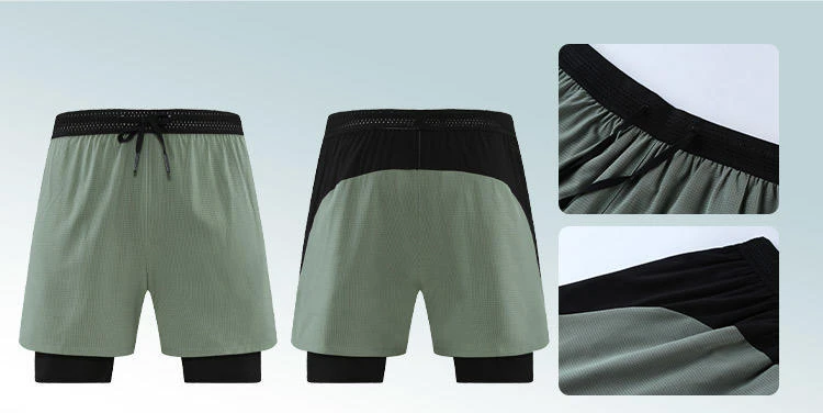 mens gym athletic men workout jogger shorts