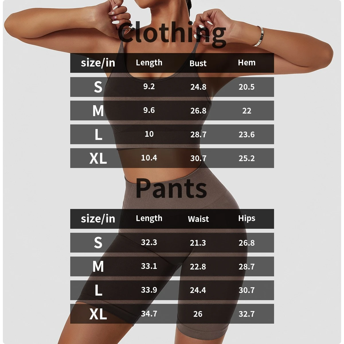 women sportswear fitness gym active wear set