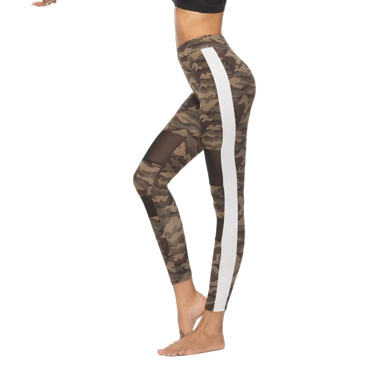 Comfortable Fitness Yoga Jogging Tight Camouflage Women Leggings