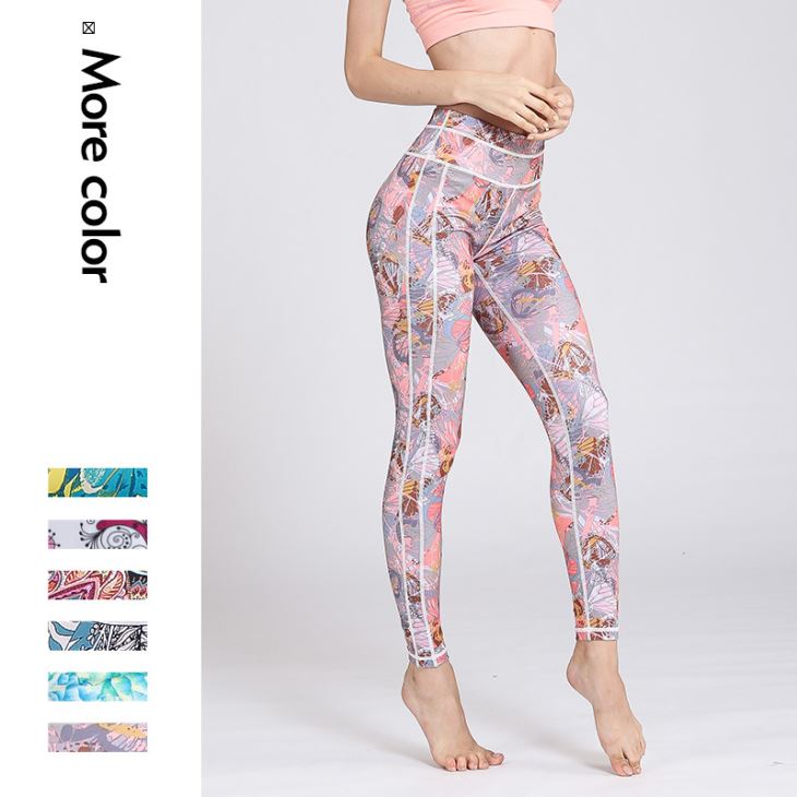 Women Gym Sports Activewear Fitness Yoga Printed Leggings